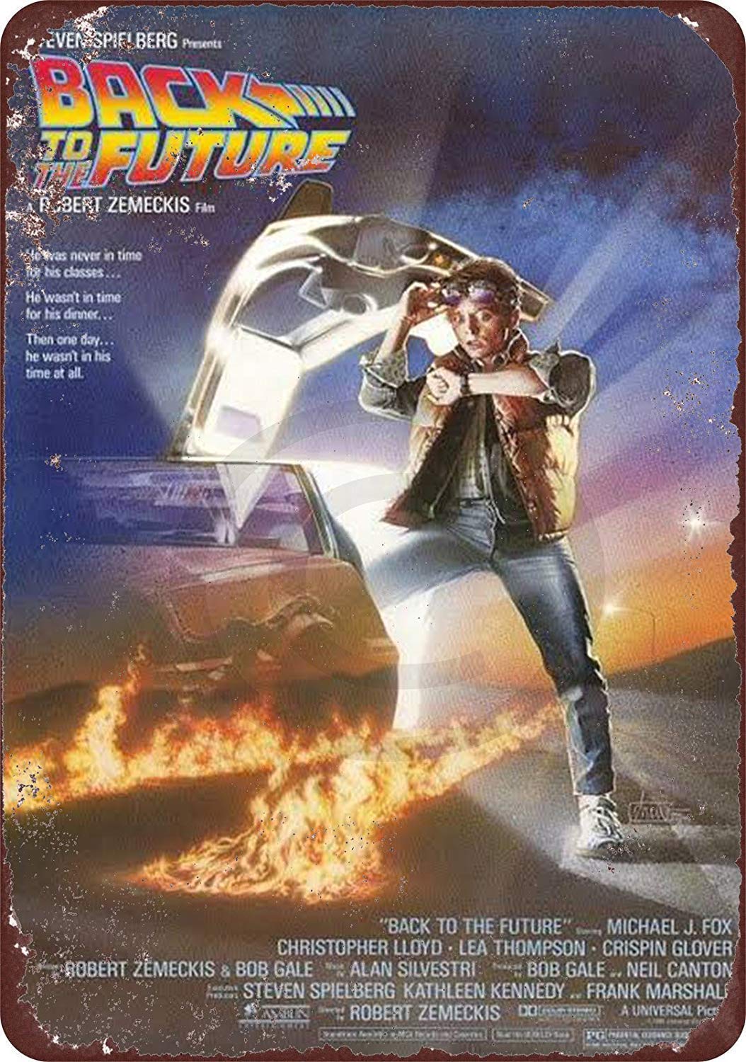 Amazon.co.jp: Shimaier 壁の装飾 メタルサイン Back to The Future